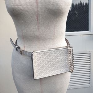 MICHAEL MICHAEL KORS Coated Canvas Logo Waist Bag